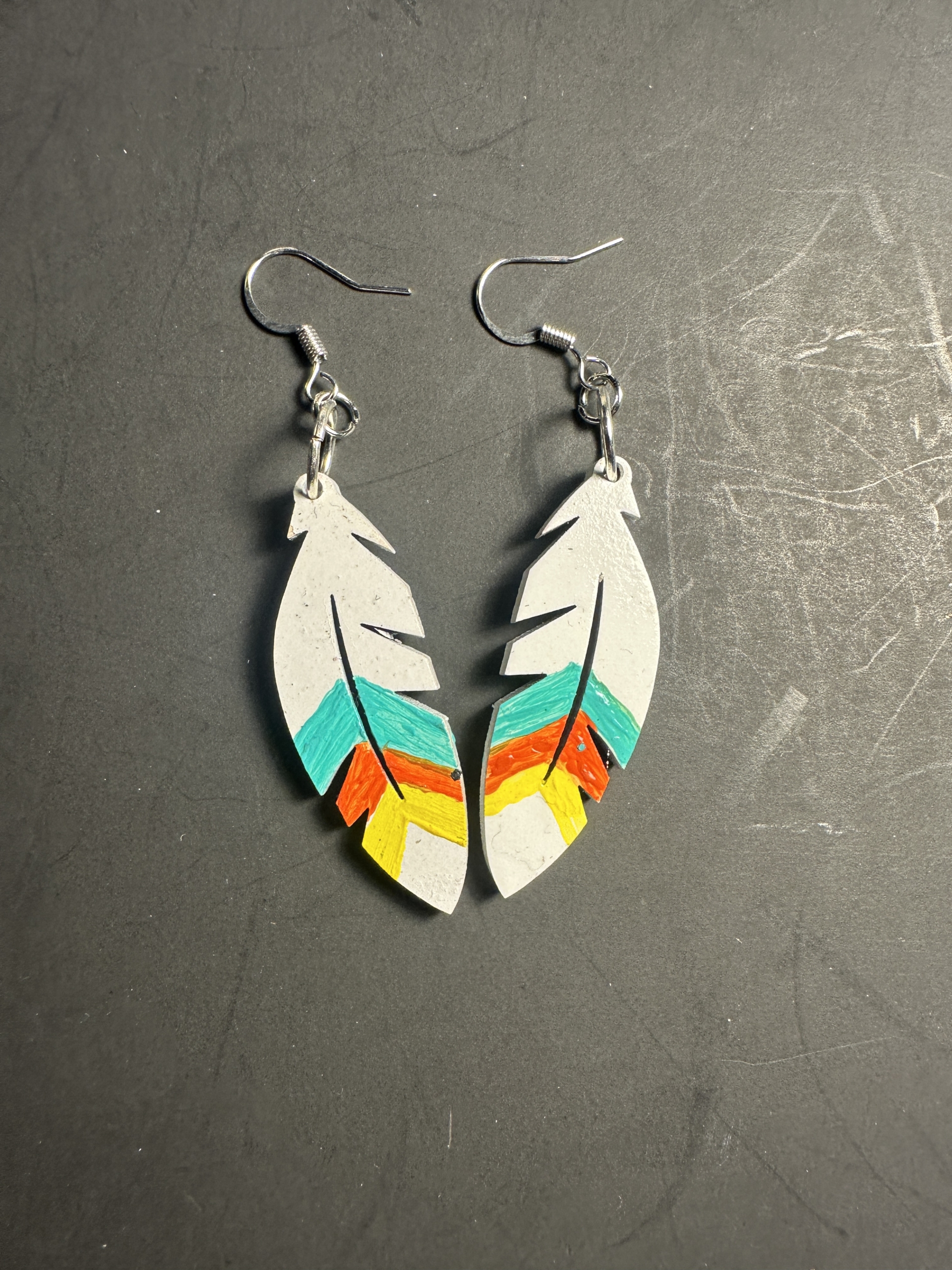 Handmade Wooden Earrings by Joshua