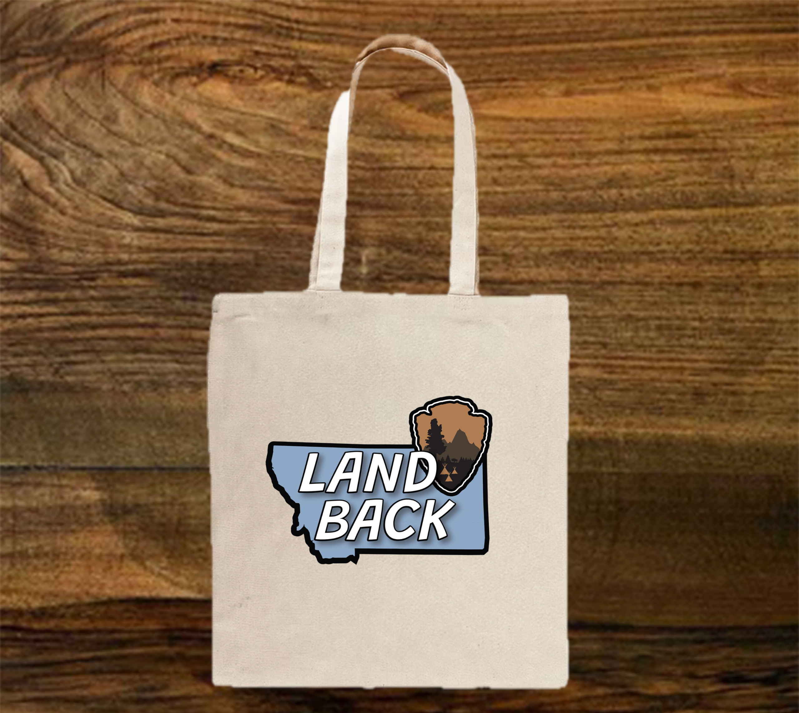 Land Back Tote Bags