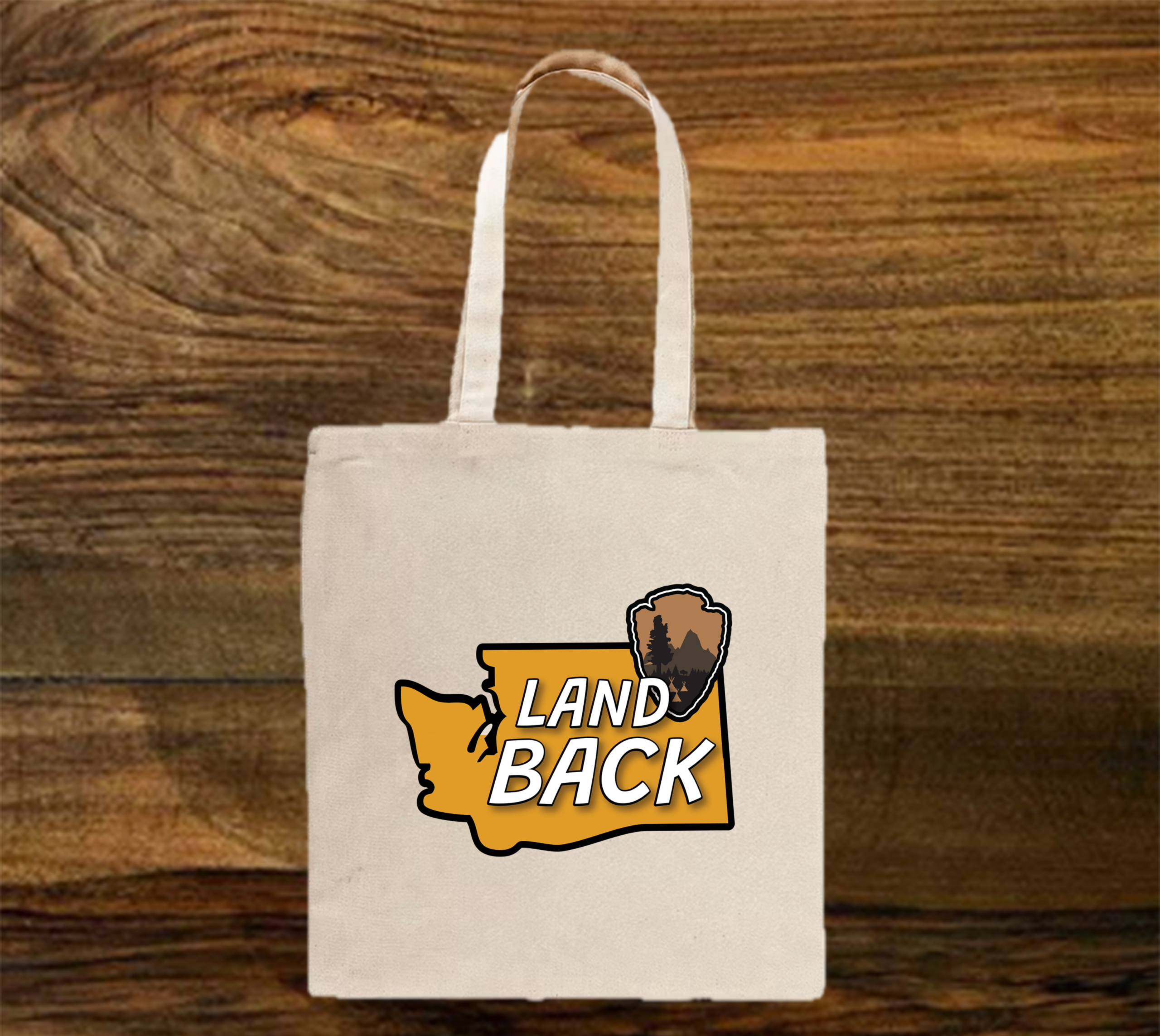 Land Back Tote Bags