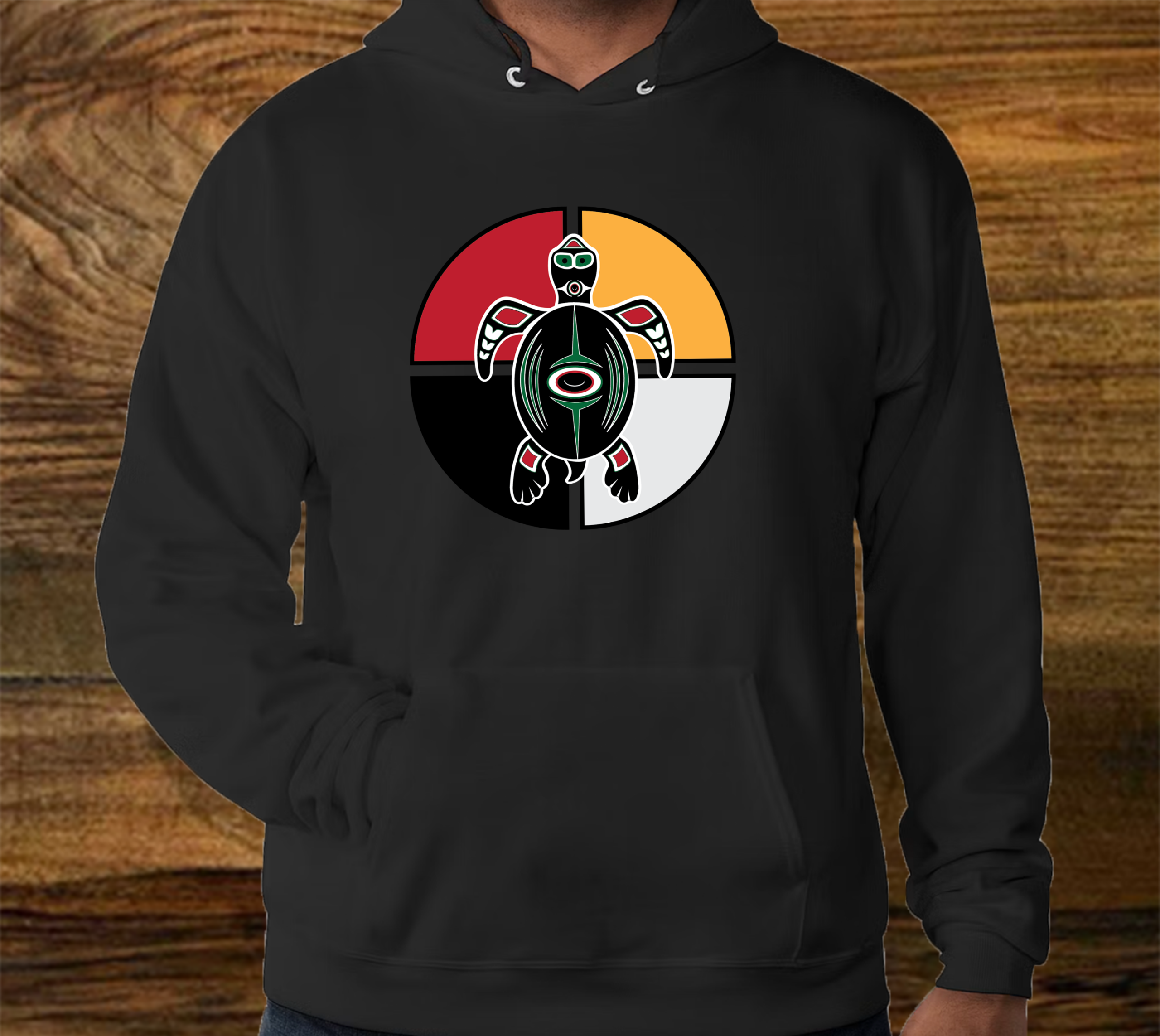 Medicine Wheel Hooded Sweatshirts